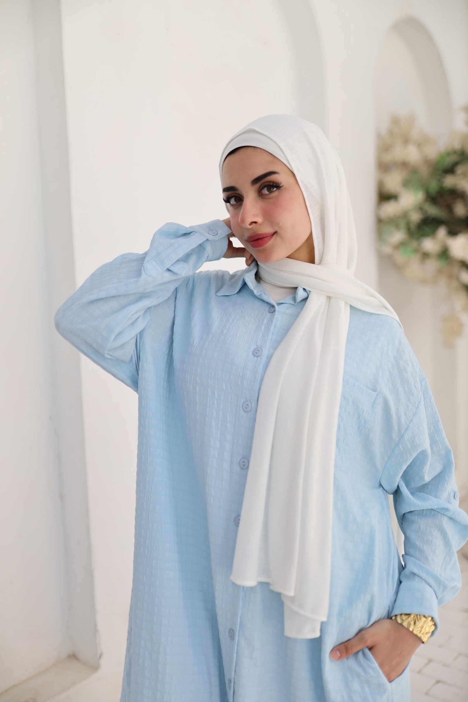 Button-Down Tunic Shirt - Image 6