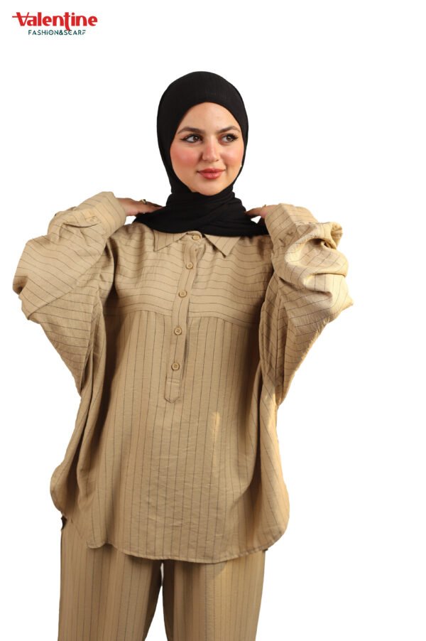 striped linen suit - Image 2