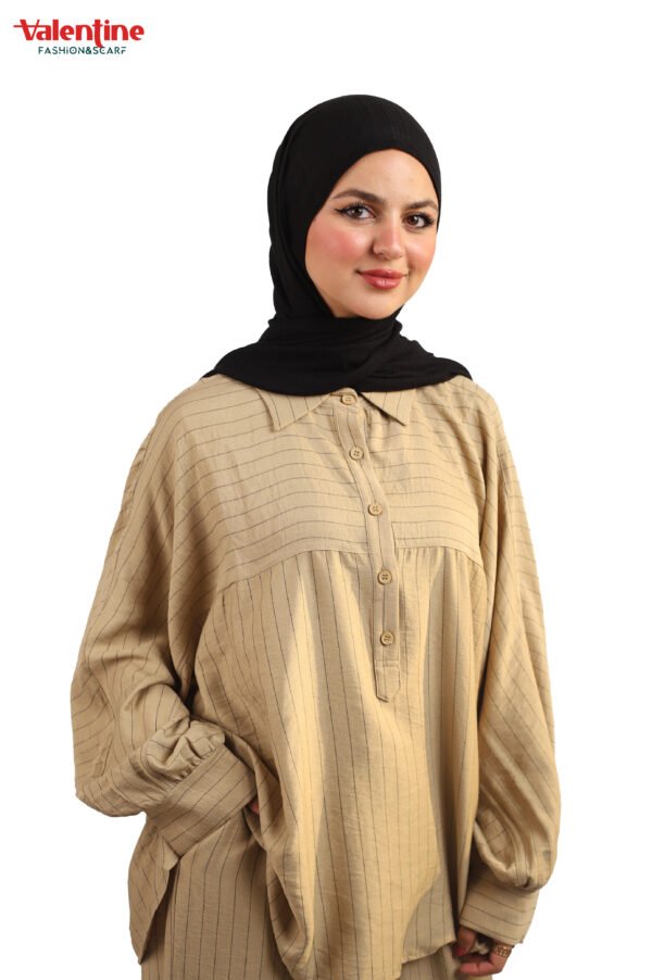 striped linen suit - Image 3