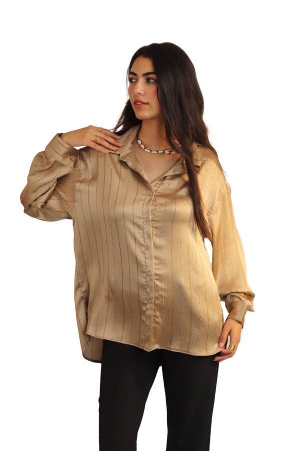 Stripe Classic Blouse - Image 3