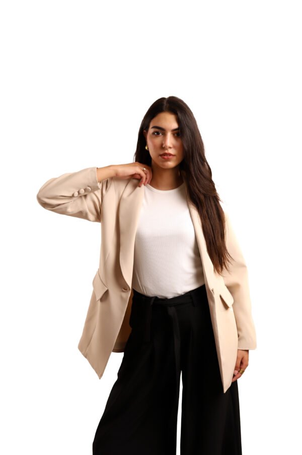 Long blazer & Wide leg pants - Image 4