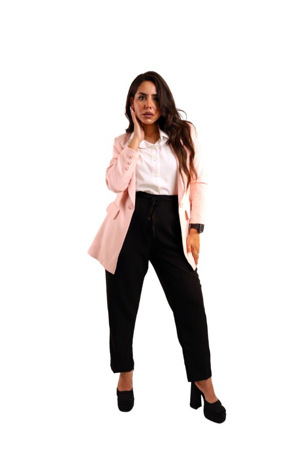 Long blazer & Wide leg pants